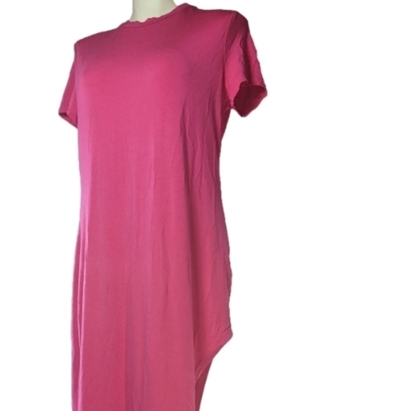 SHEIN Pink Asymmetrical Dress - Picture 4 of 5